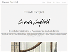 Tablet Screenshot of cressidacampbell.com